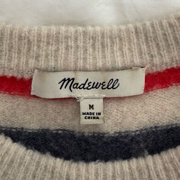 Madewell Multicolor Striped Crew Neck Sweater - Picture 9 of 11